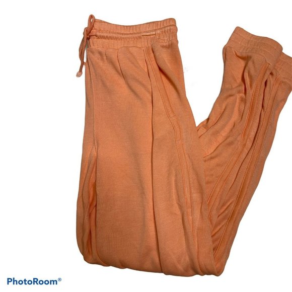 NWT Free People Back Into It Jogger Neon Peach - Picture 12 of 12